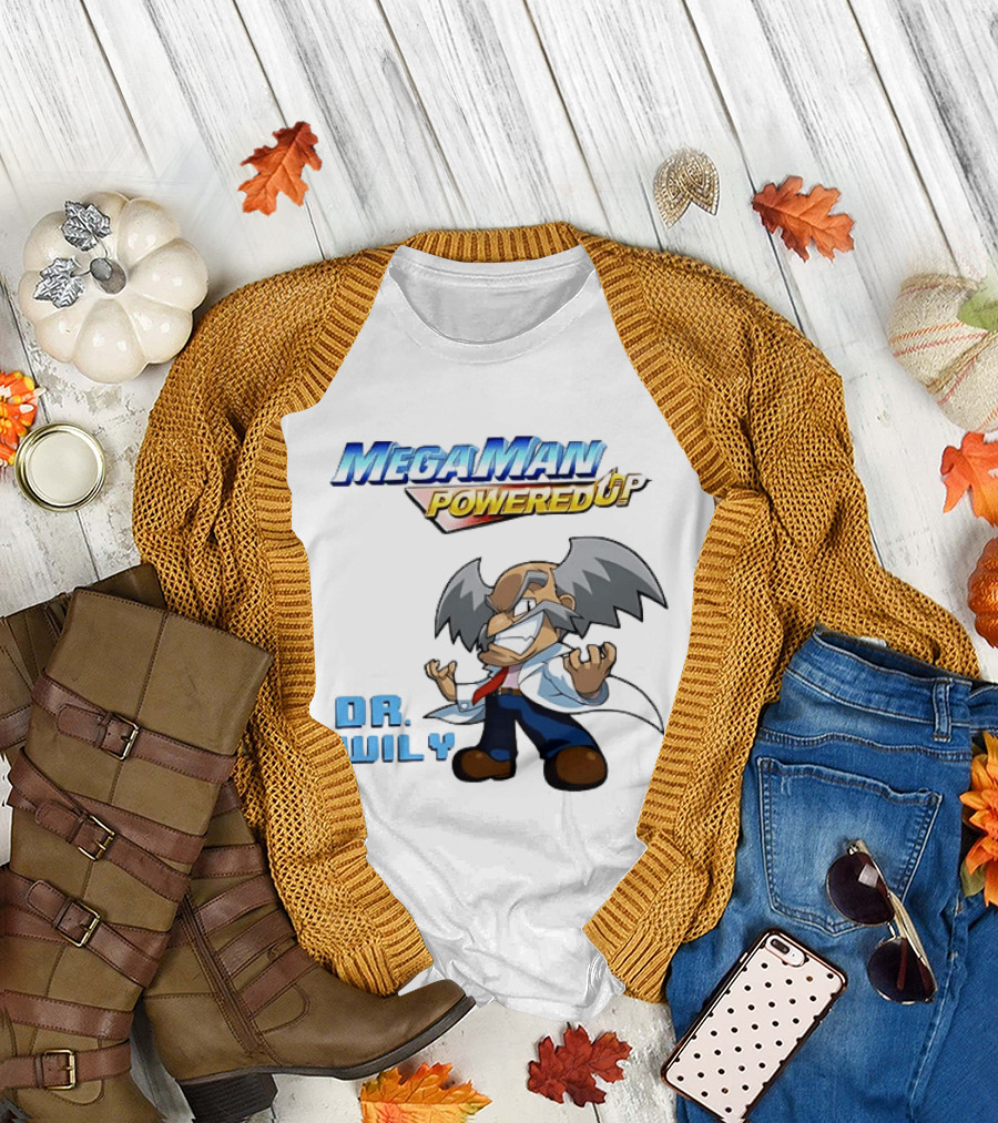 Mega Man Powered Up Dr Wily T-Shirt