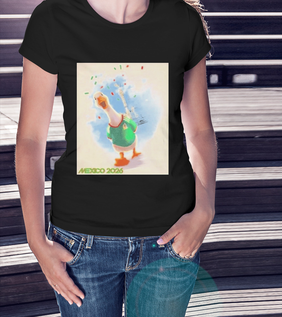 Goose Mexico Soccer Celebration 2026 T-Shirt