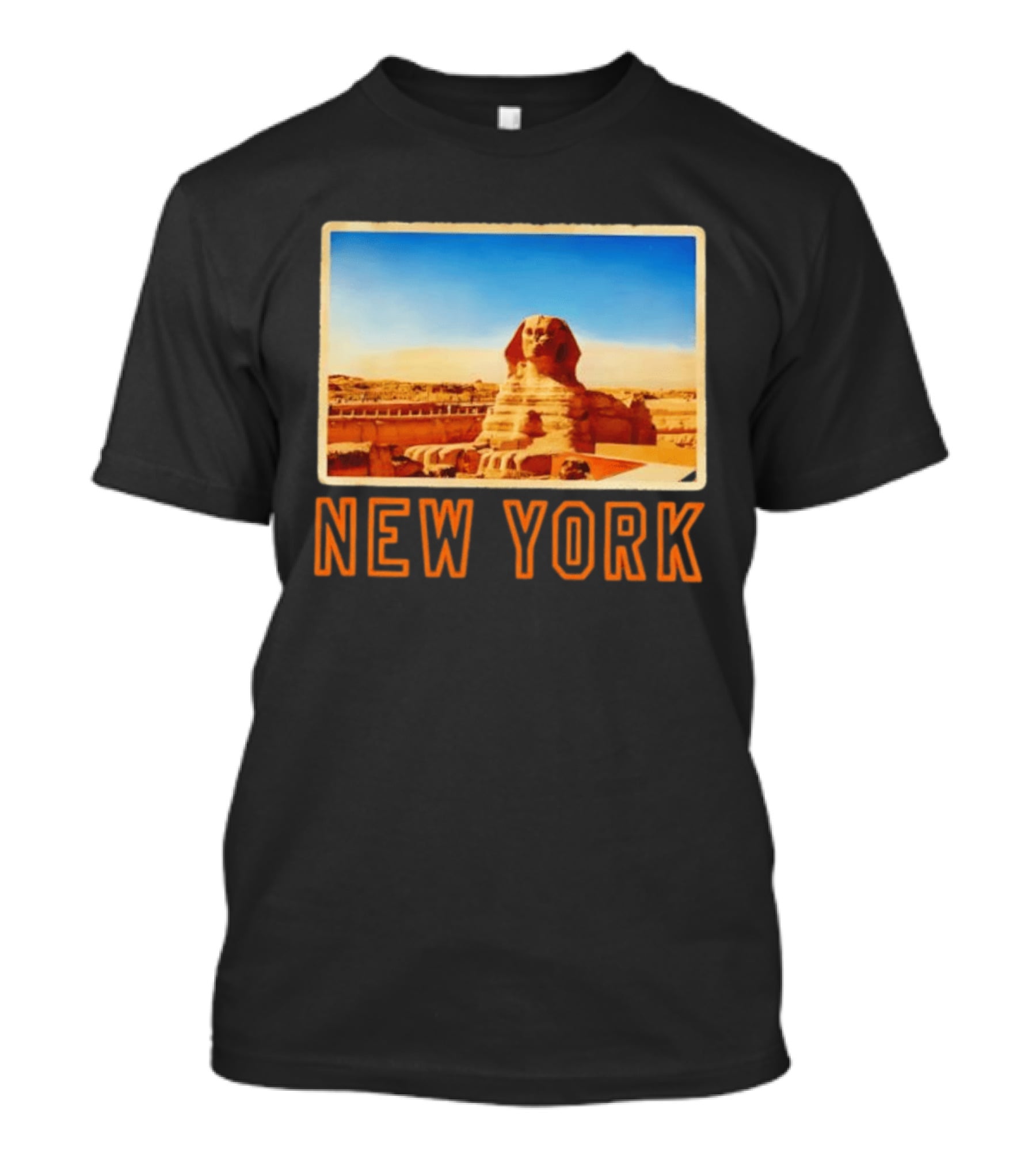 New York Humor Great Sphinx Of Giza Egypt Landmark T-Shirt