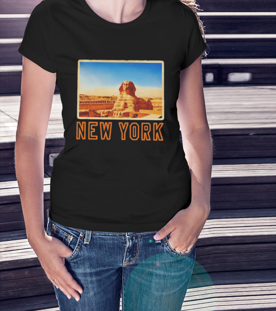New York Humor Great Sphinx Of Giza Egypt Landmark T-Shirt