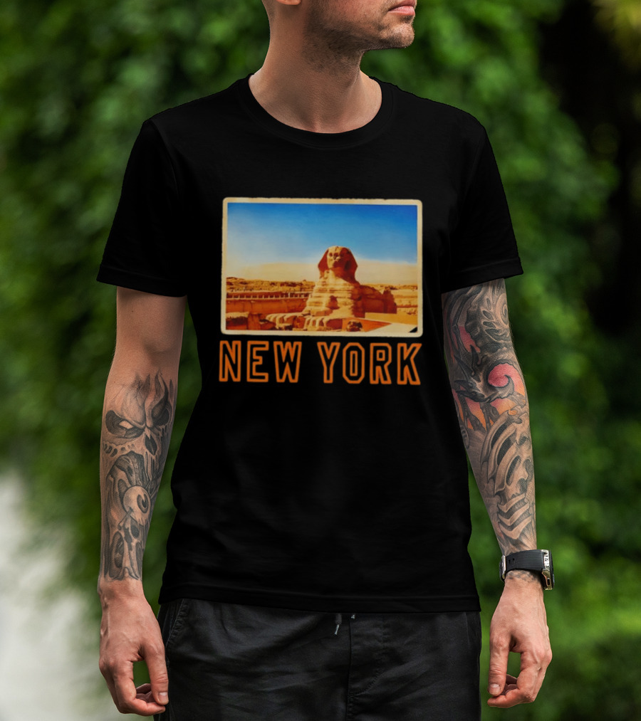 New York Humor Great Sphinx Of Giza Egypt Landmark T-Shirt