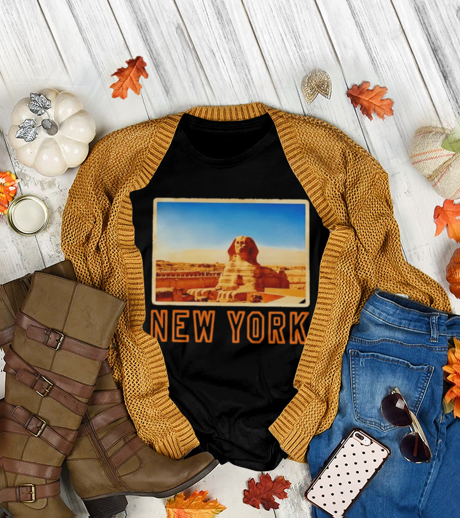New York Humor Great Sphinx of Giza Egypt Landmark T-Shirt