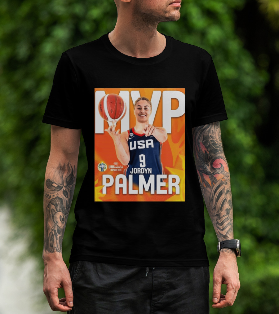 USA Basketball Jordyn Palmer MVP FIBA U18 Women's AmeriCup 2026 T-Shirt