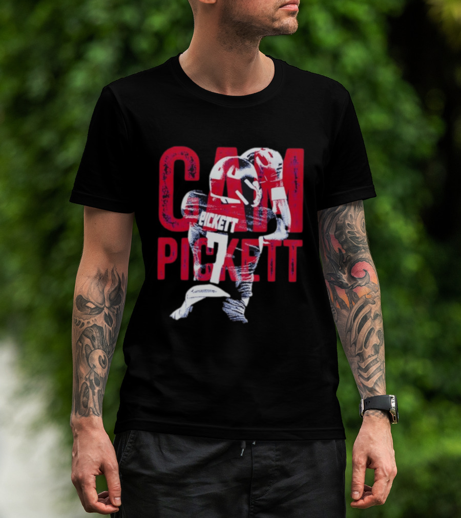 Kenny Pickett Pittsburgh Steelers Cam Pickett Number 7 T-Shirt
