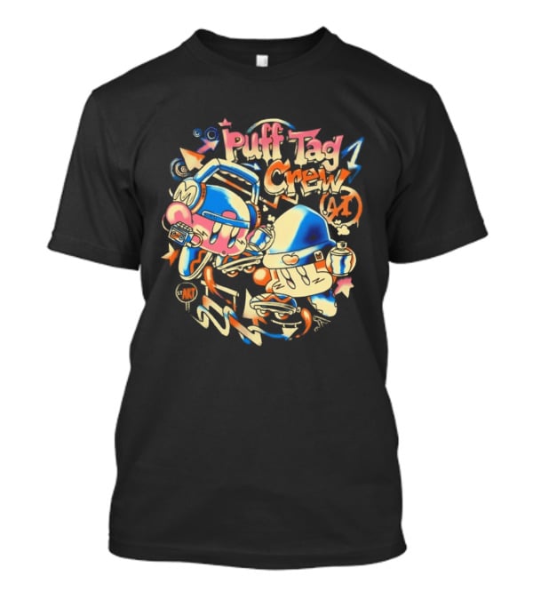 Kirby Puff Tag Crew Retro Graffiti T-Shirt