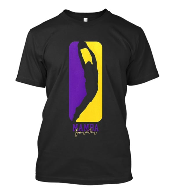 Kobe Bryant Los Angeles Lakers Mamba Forever Purple Gold T-Shirt