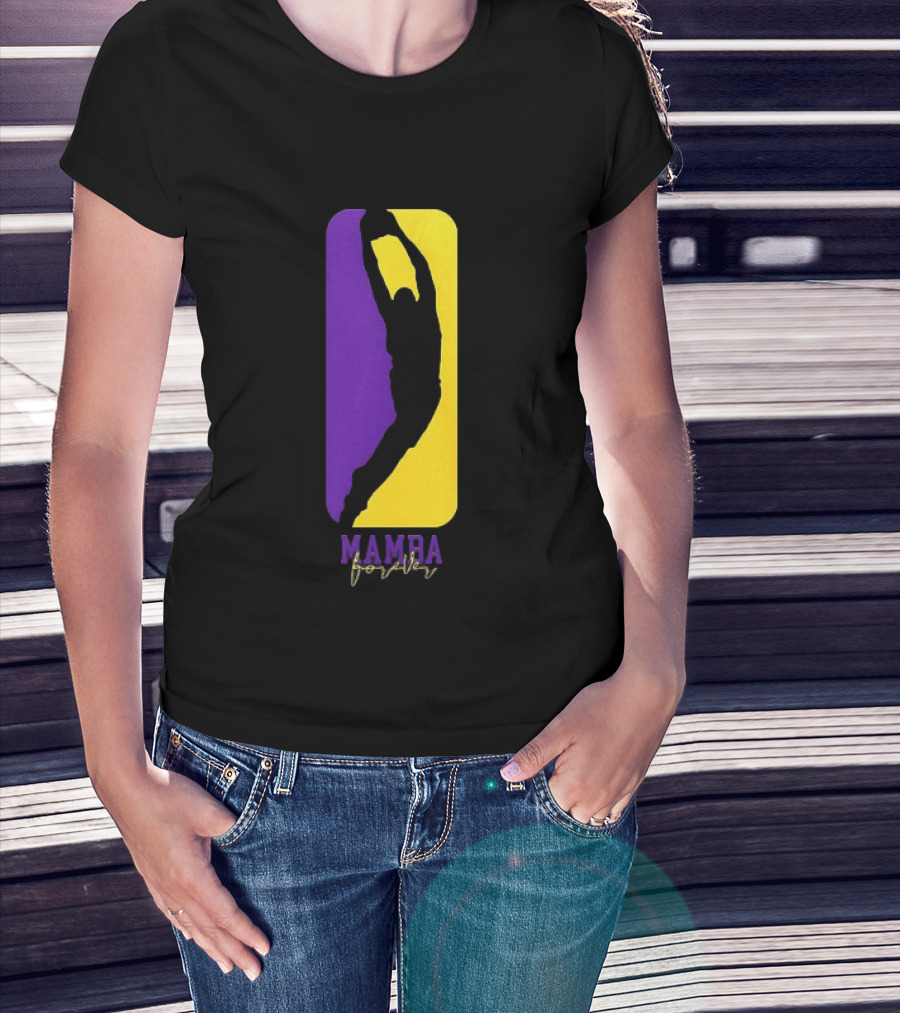 Kobe Bryant Los Angeles Lakers Mamba Forever Purple Gold T-Shirt
