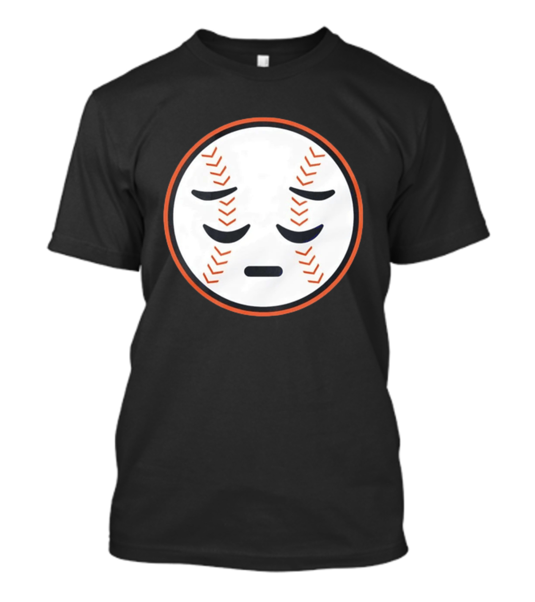 Sad Face New York Mets Baseball Expression T-Shirt