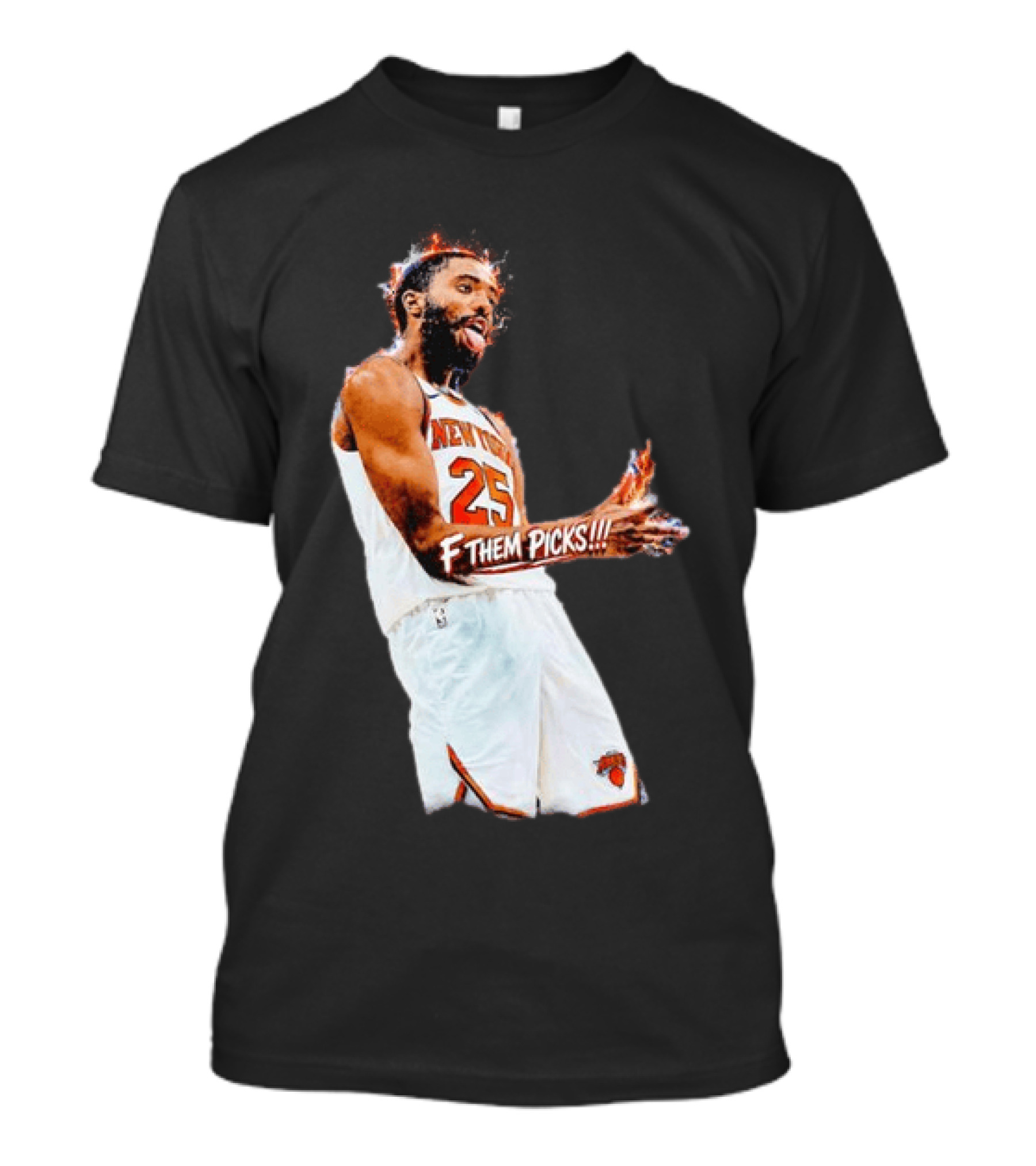 Mikal Bridges New York Knicks 25 F Them Picks T-Shirt