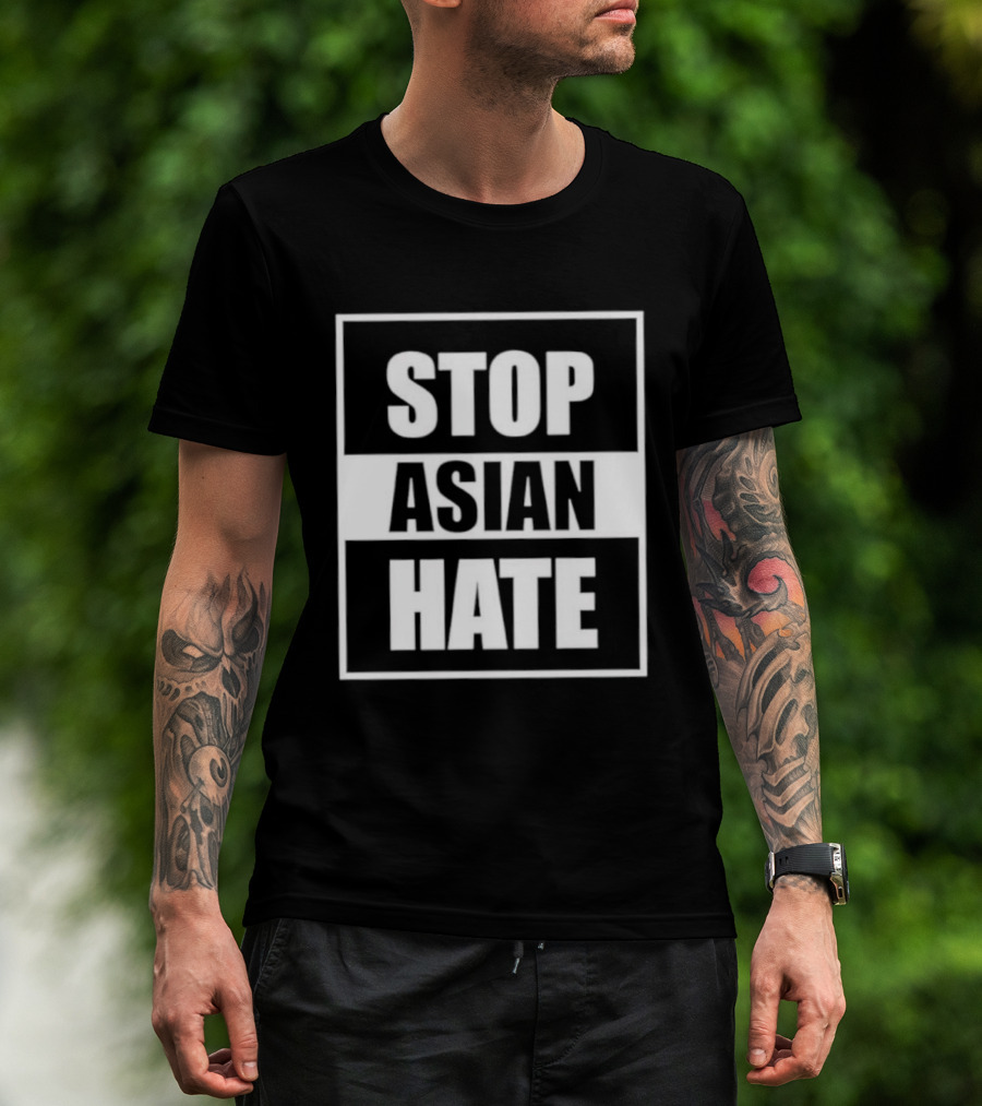 Stop Asian Hate Movement Support Activism For Social Justice Awareness T-Shirt