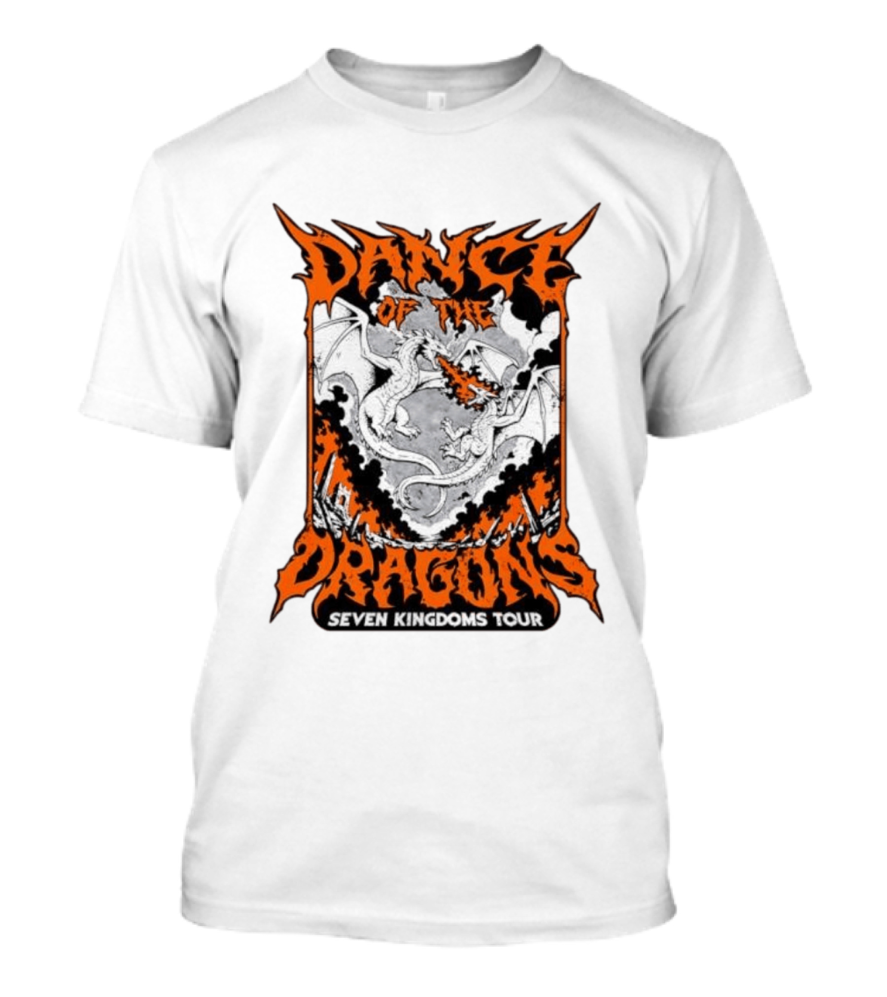 Dance Of The Dragons Seven Kingdoms Tour House Targaryen Fire Breathing T-Shirt