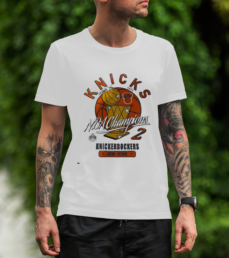 Knicks 1970 1973 NBA Champions Knickerbockers New York T-Shirt