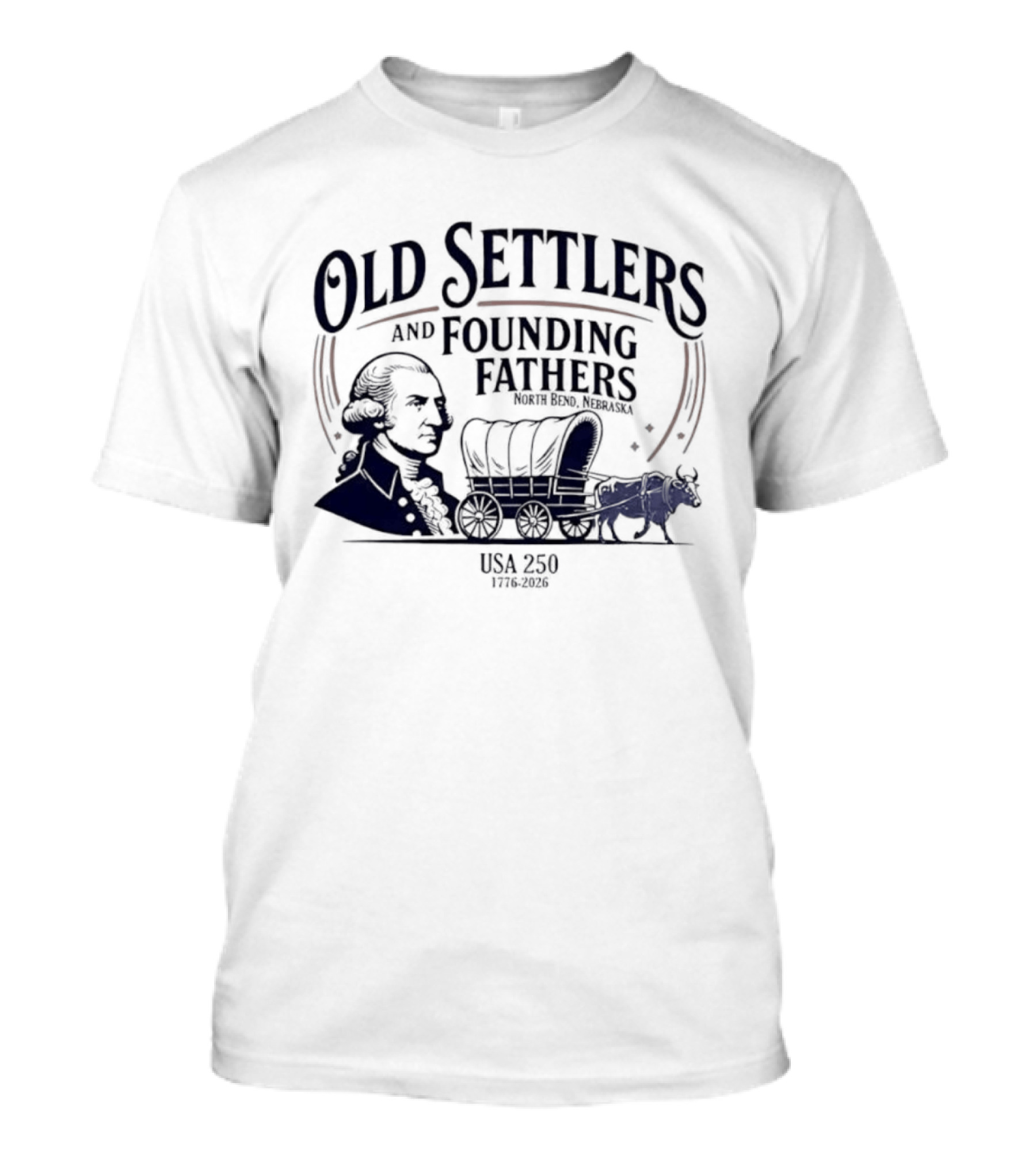 Old Settlers And Founding Fathers USA 1776 Tradition T-Shirt