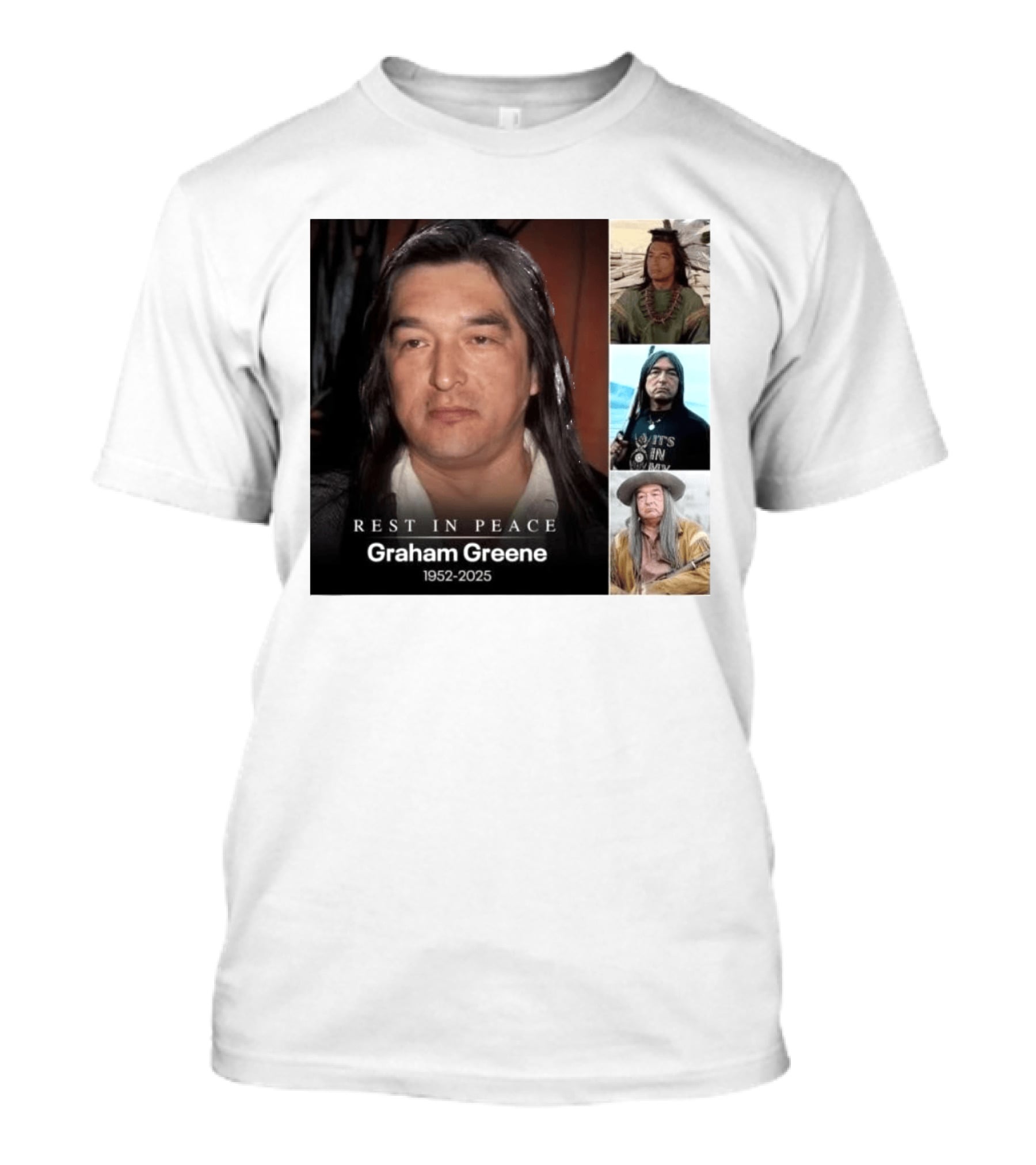 Rest In Peace Graham Greene 1952 2025 Memorial T-Shirt