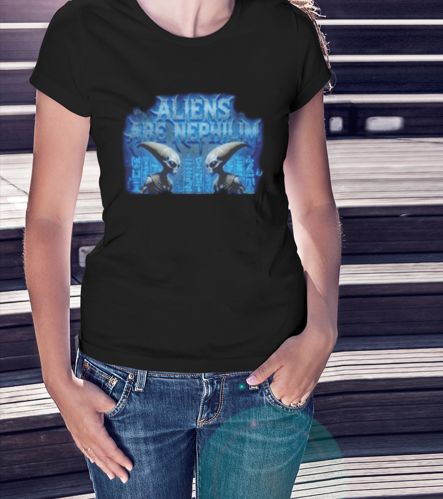 Aliens Are Nephilim Ancient Glyphs And Extraterrestrial Connection T-Shirt