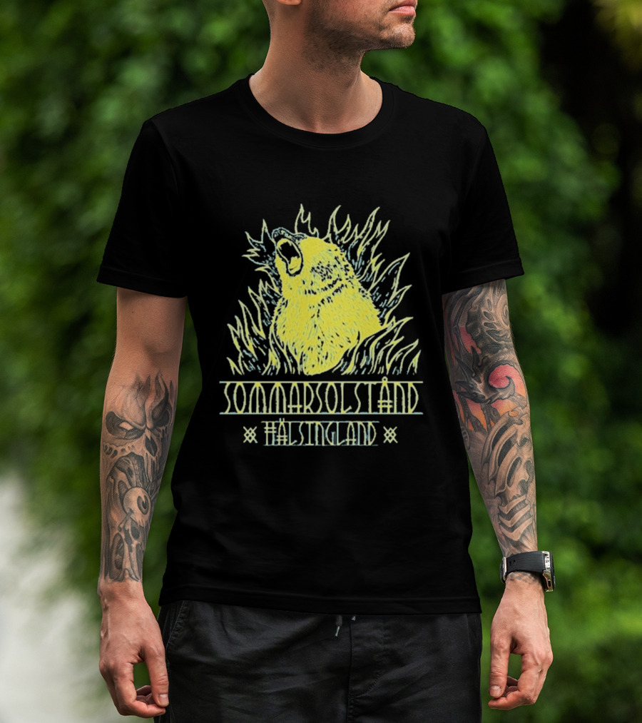 Sommarsolstånd Hälsingland Bear Flame T-Shirt