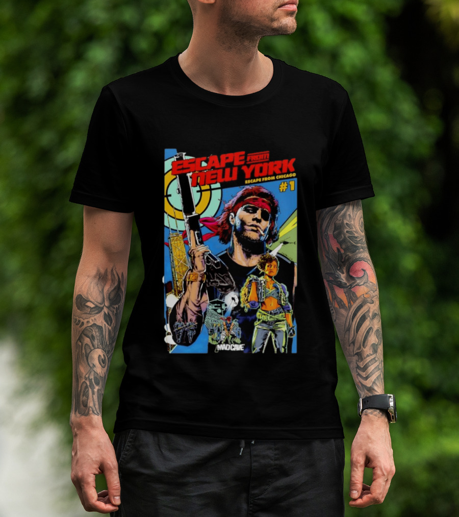 Escape From New York Escape From Chicago Comic Mad Cave Issue #1 T-Shirt