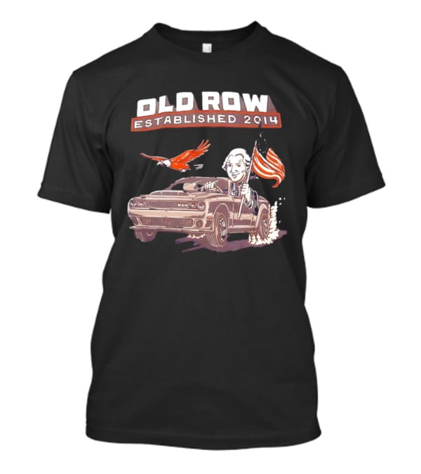 Old Row Established 2014 George Washington Challenger USA Flag Eagle T-Shirt