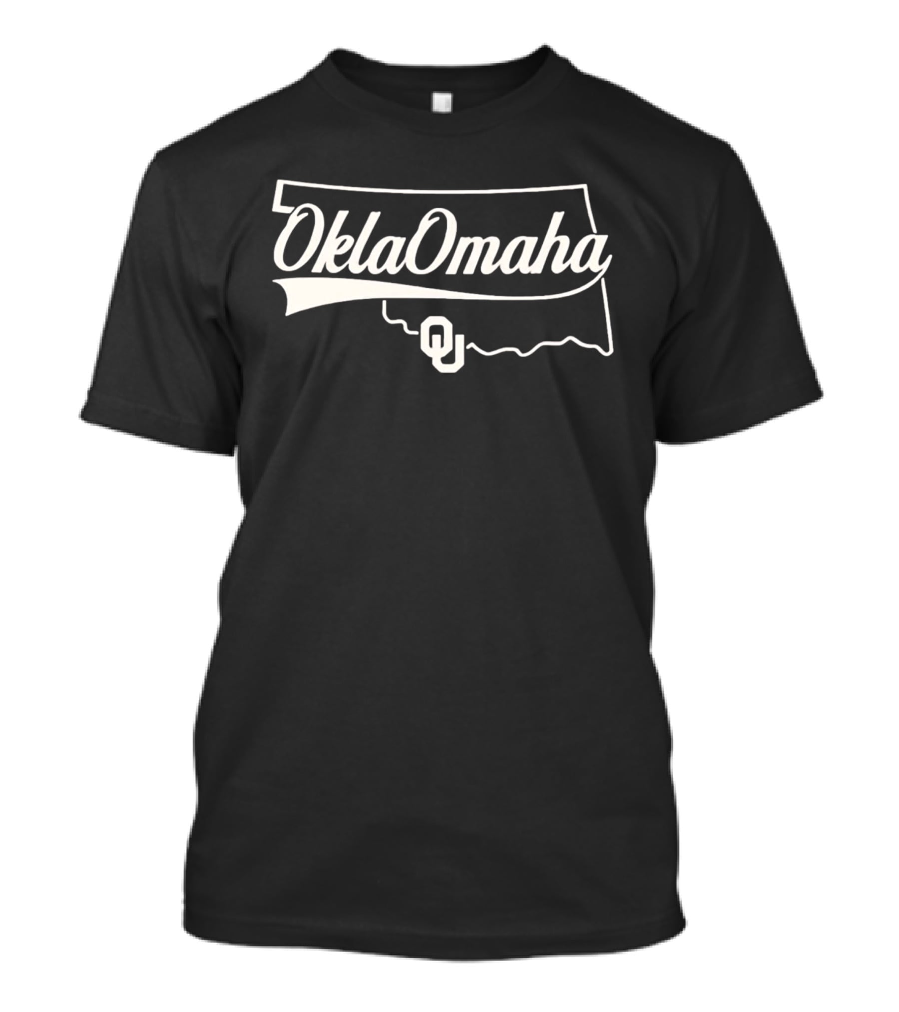 OklaOmaha OU Sooners Oklahoma Map T-Shirt
