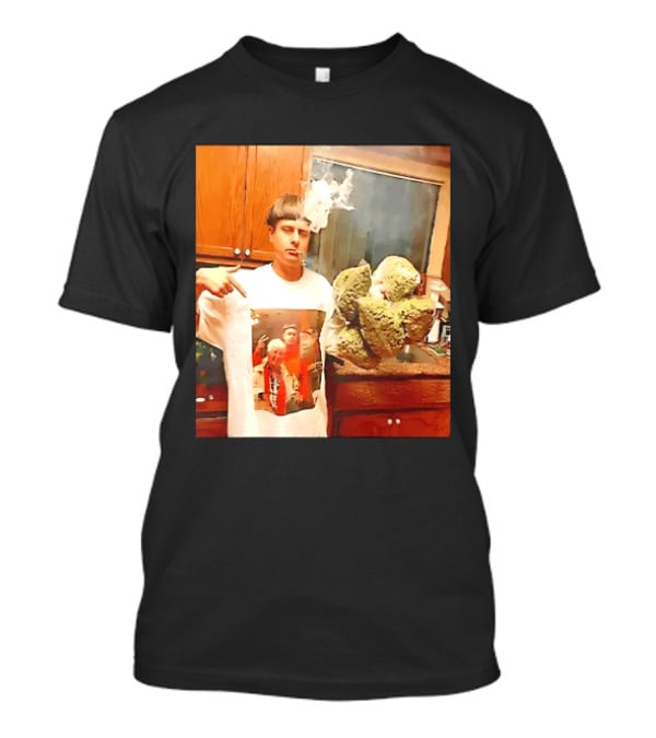 Oliver Tree Cannabis Oversized Buds And With Smoking Image T-Shirt