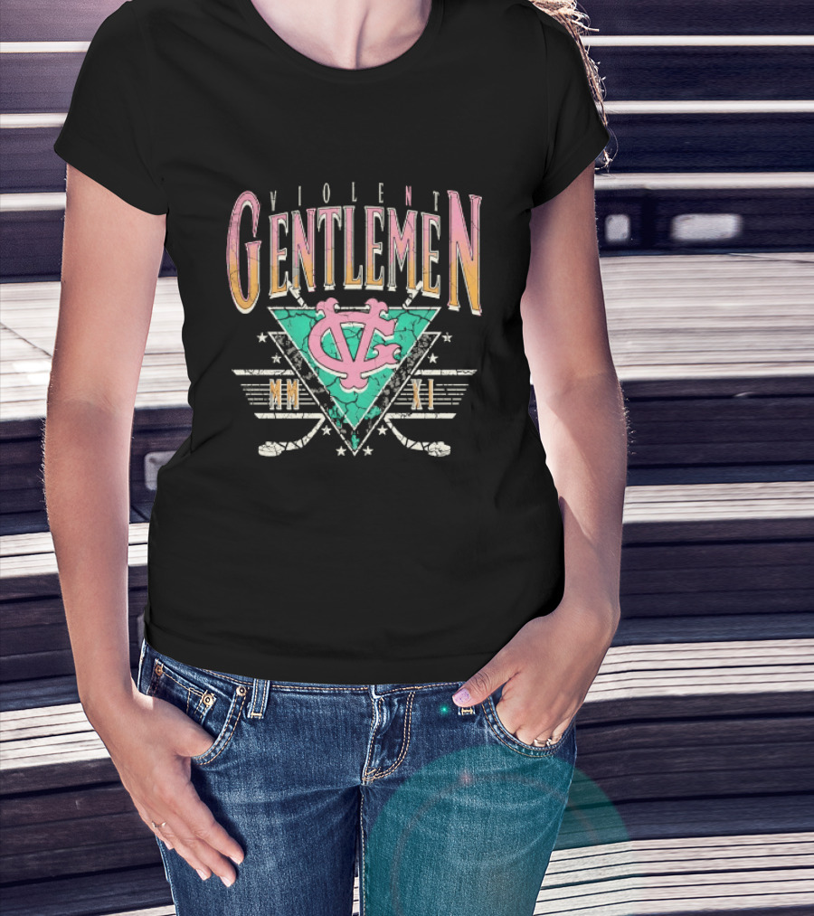 Violent Gentlemen MM XI Hockey VC Triangle Sticks T-Shirt