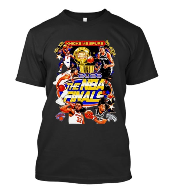 2026 NBA Finals Knicks Vs Spurs Jalen Brunson Victor Wembanyama New York San Antonio T-Shirt