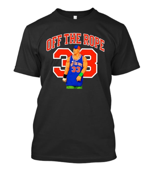Wrestler Basketball Jersey Off The Rope 33 T-Shirt