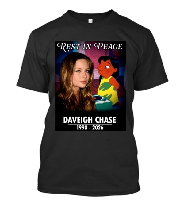 Rest In Peace Daveigh Chase 1990 2026 Lilo T-Shirt