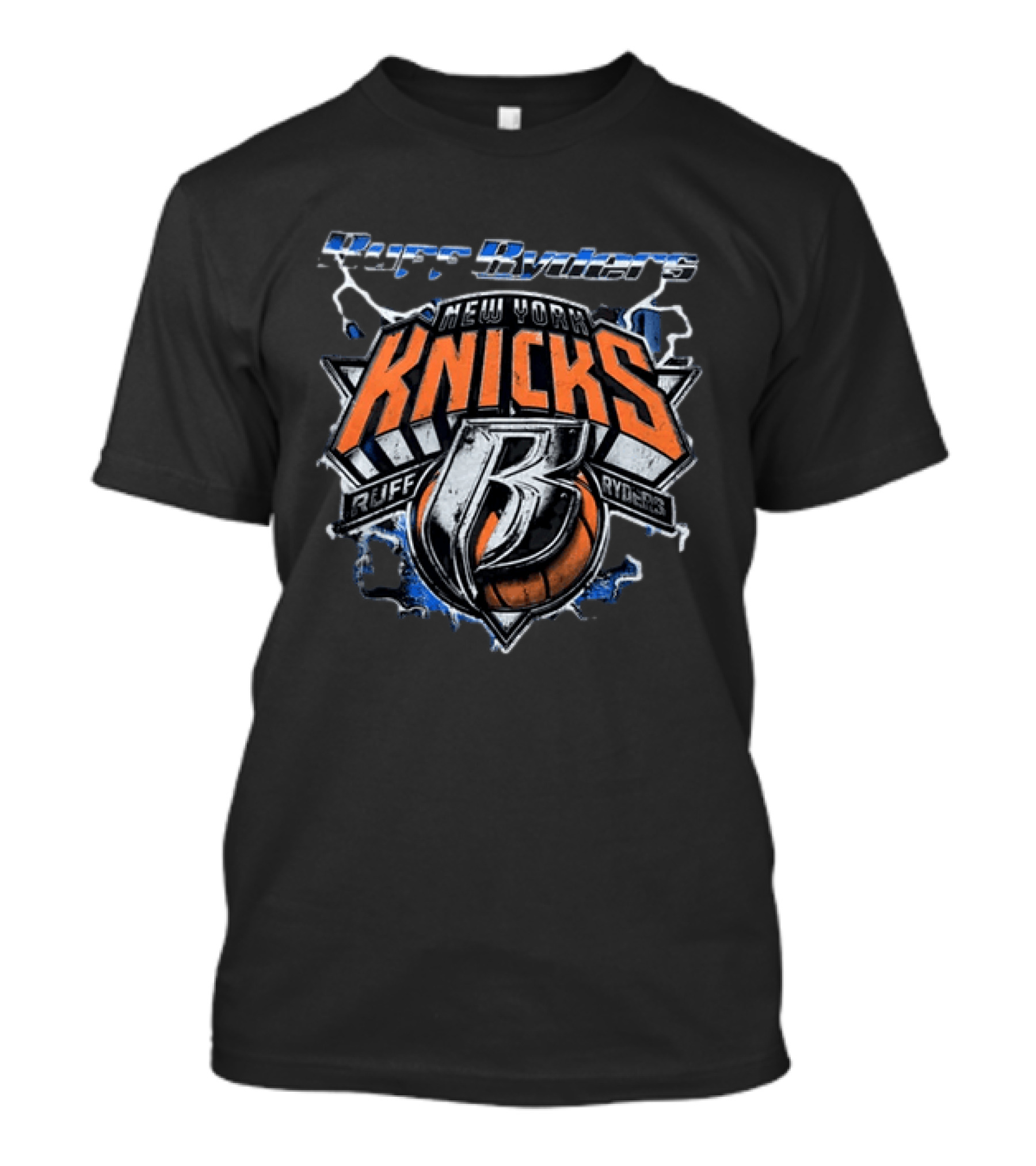 Ruff Ryders New York Knicks B Basketball Collaboration T-Shirt