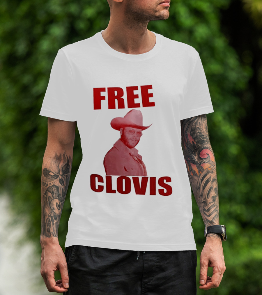 Charley Crockett Free Clovis Cowboy Style Texas Country Music T-Shirt