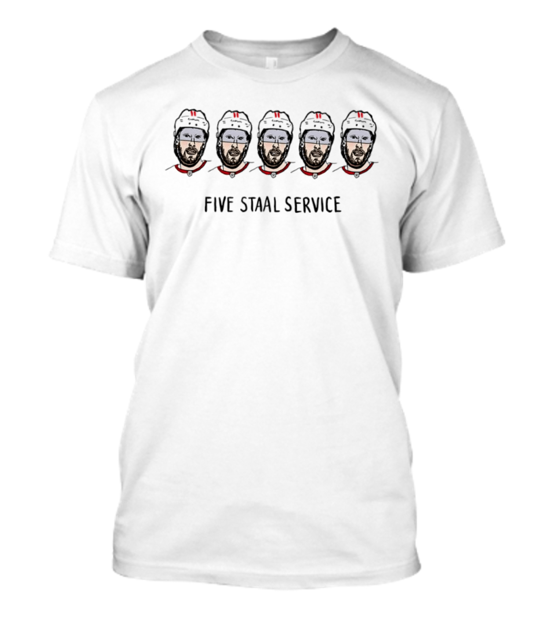 Eric Staal Five Staal Service Carolina Hurricanes Hockey T-Shirt