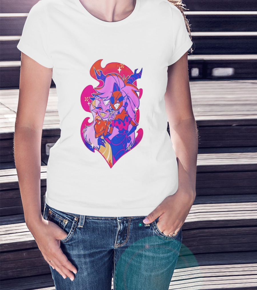 Mrs Mayberry And Martha Pride 2025 Vibrant Cartoon Duo With Pink And Purple Aesthetic T-Shirt