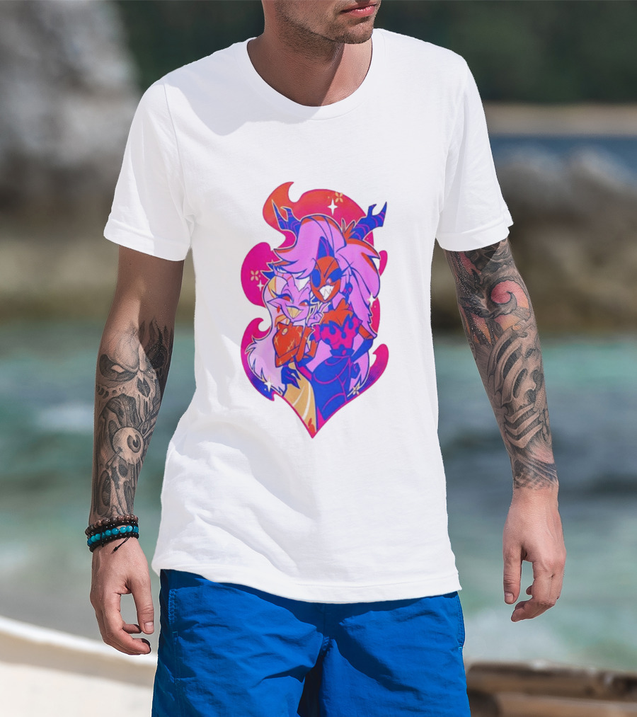 Mrs Mayberry And Martha Pride 2025 Vibrant Cartoon Duo With Pink And Purple Aesthetic T-Shirt