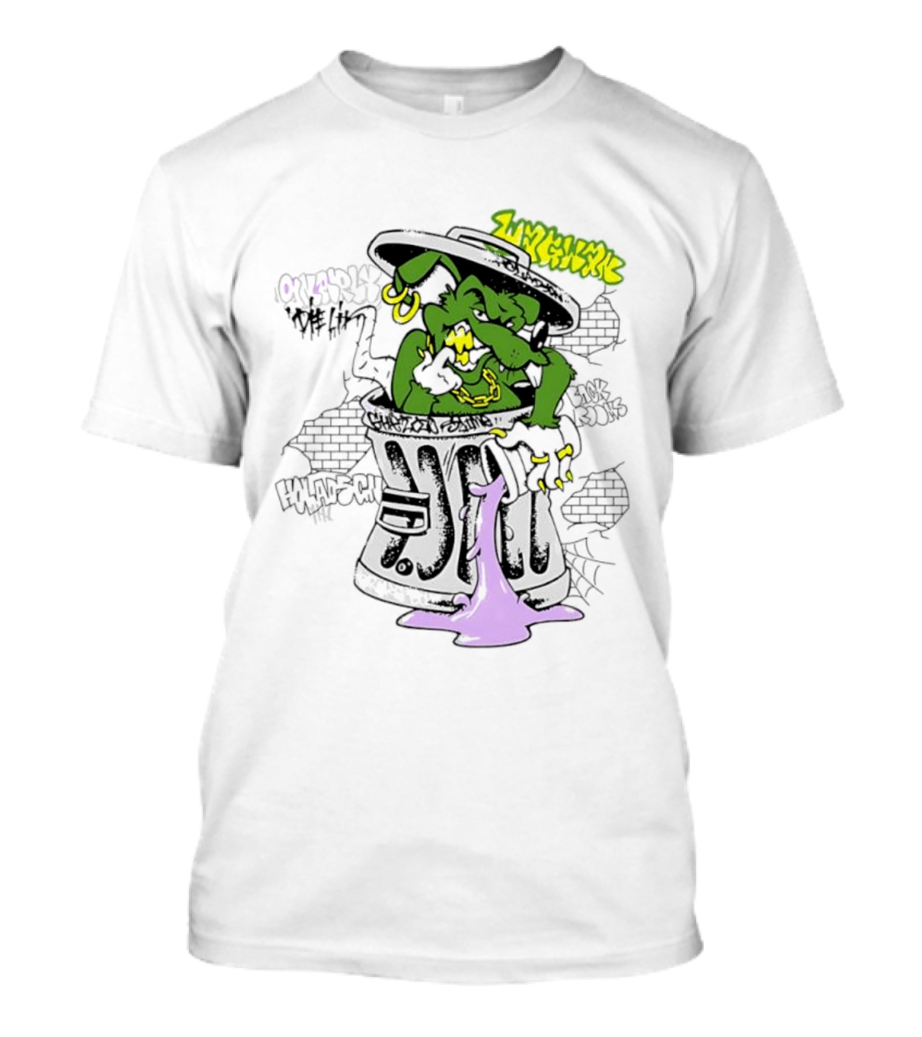 Escape Plan Ghetto Slime Rat Trash Can Die Lit Back Rooms Holadsch T-Shirt