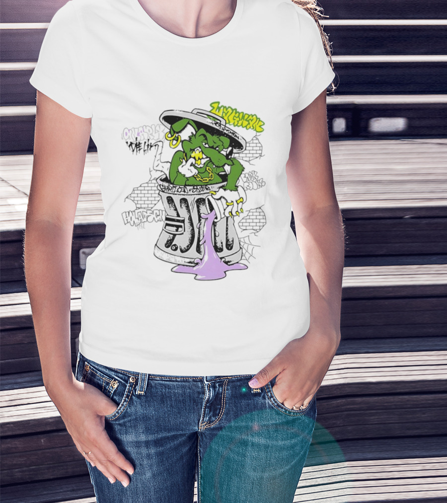 Escape Plan Ghetto Slime Rat Trash Can Die Lit Back Rooms Holadsch T-Shirt