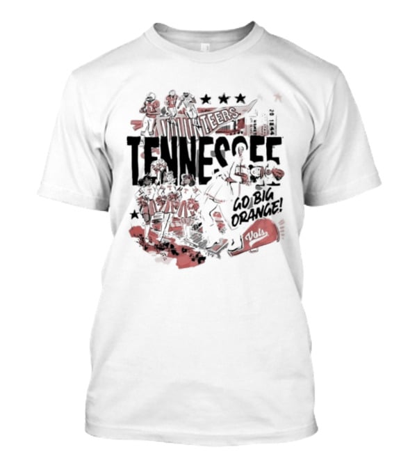 University Volunteer Tennessee Go Big Orange T-Shirt