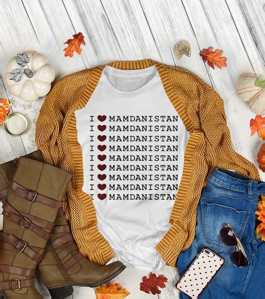 I Love Mamdanistan Heart T-Shirt