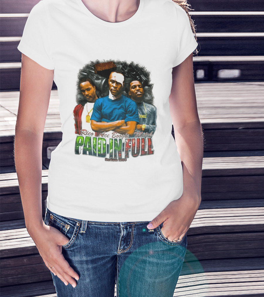 Rico Ace Boogie Mitch Paid In Full Harlem 1986 Iconic Movie T-Shirt