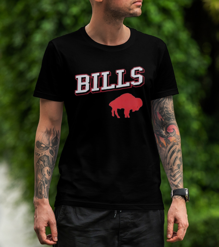 Buffalo Bills Black Training Camp Red Buffalo Bills T-Shirt