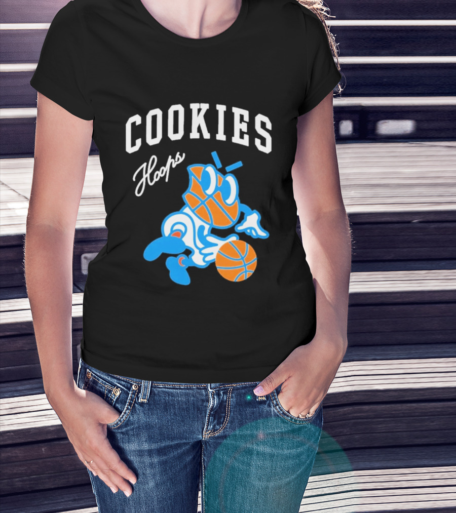 Cookies Hoops Basketball Cartoon Character Streetwear T-Shirt