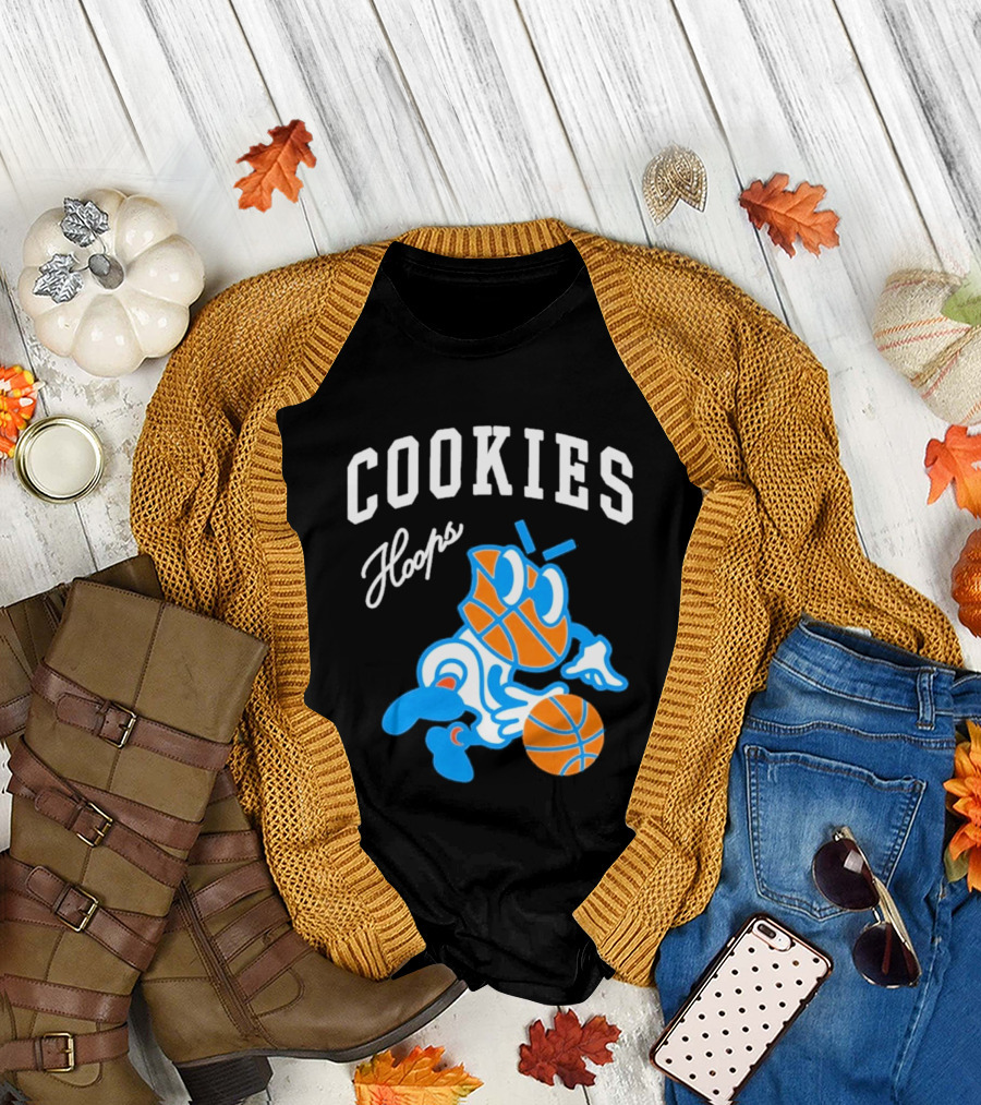 Cookies Hoops Basketball Cartoon Character Streetwear T-Shirt
