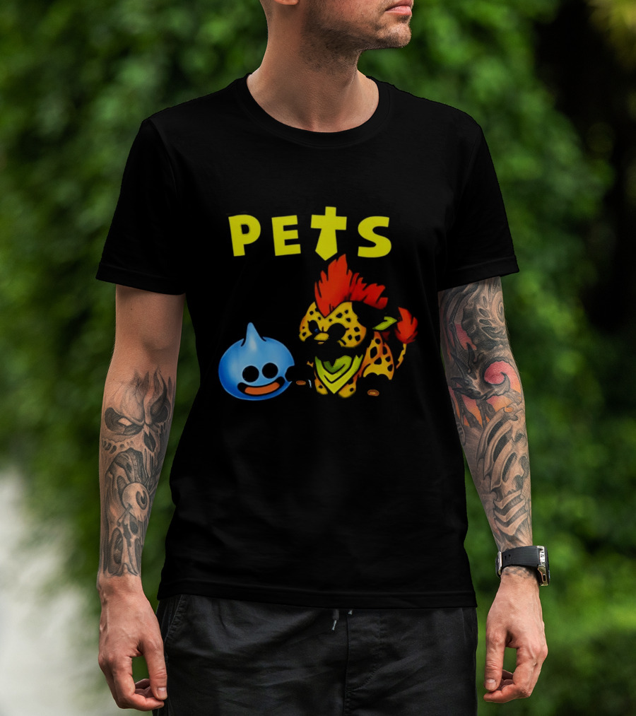 Dragon Quest Pets Slime And Great Sabrecat T-Shirt