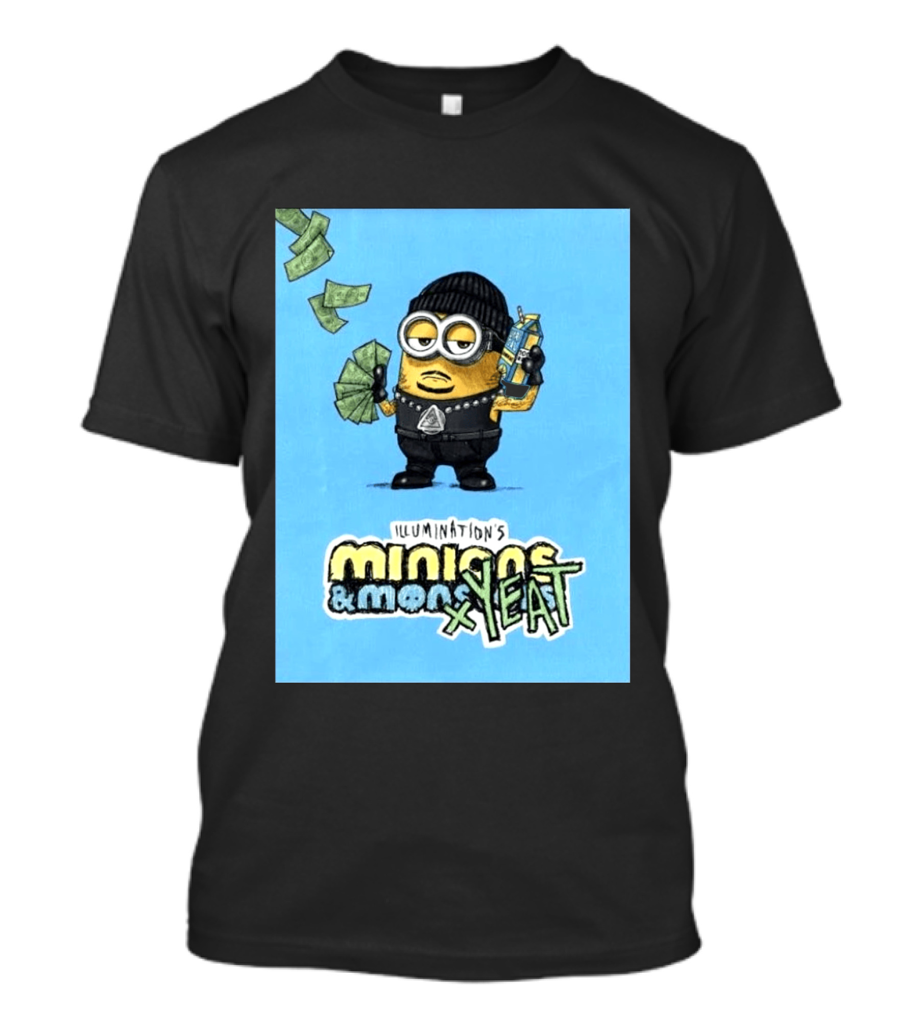 Illumination's Minions & Minions X Yeat Million Dollar Minion T-Shirt
