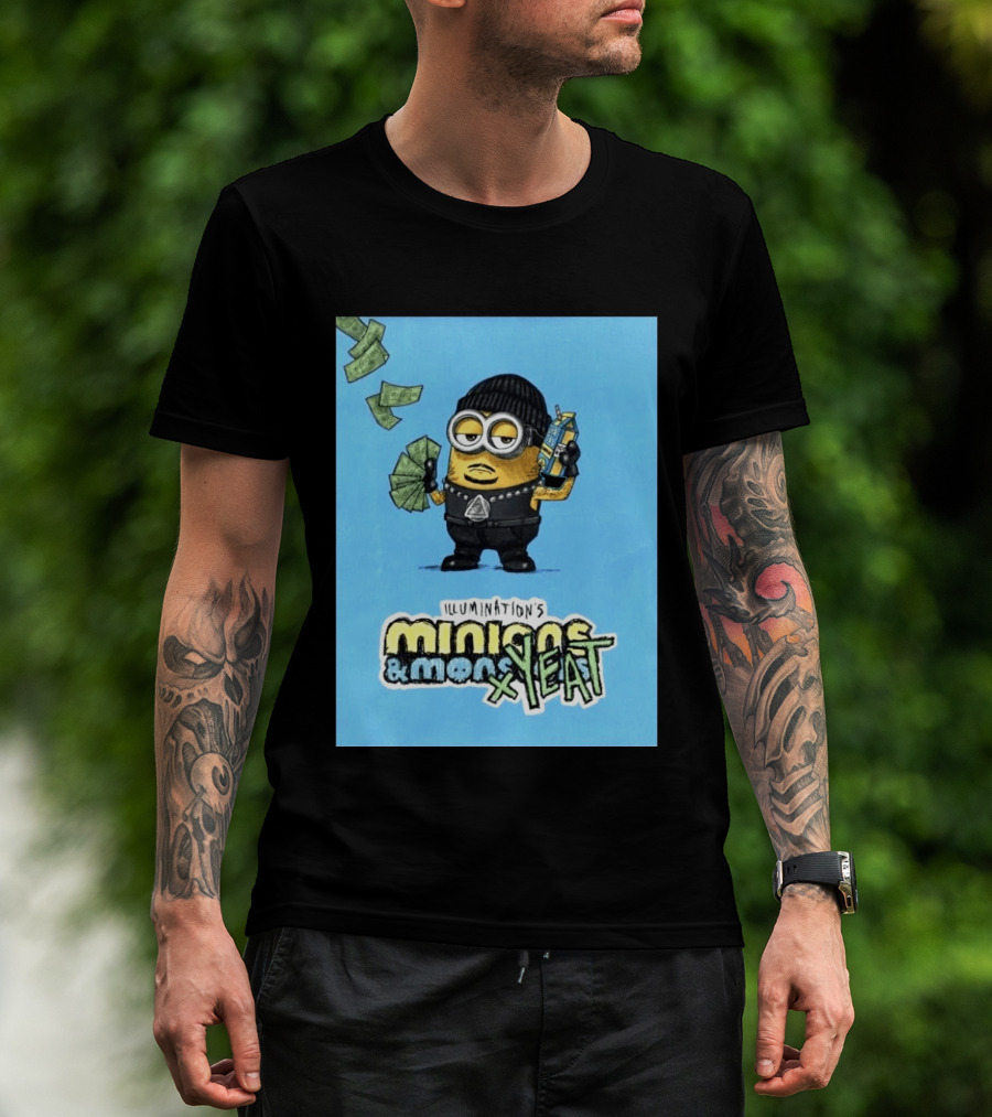 Illumination's Minions & Minions X Yeat Million Dollar Minion T-Shirt