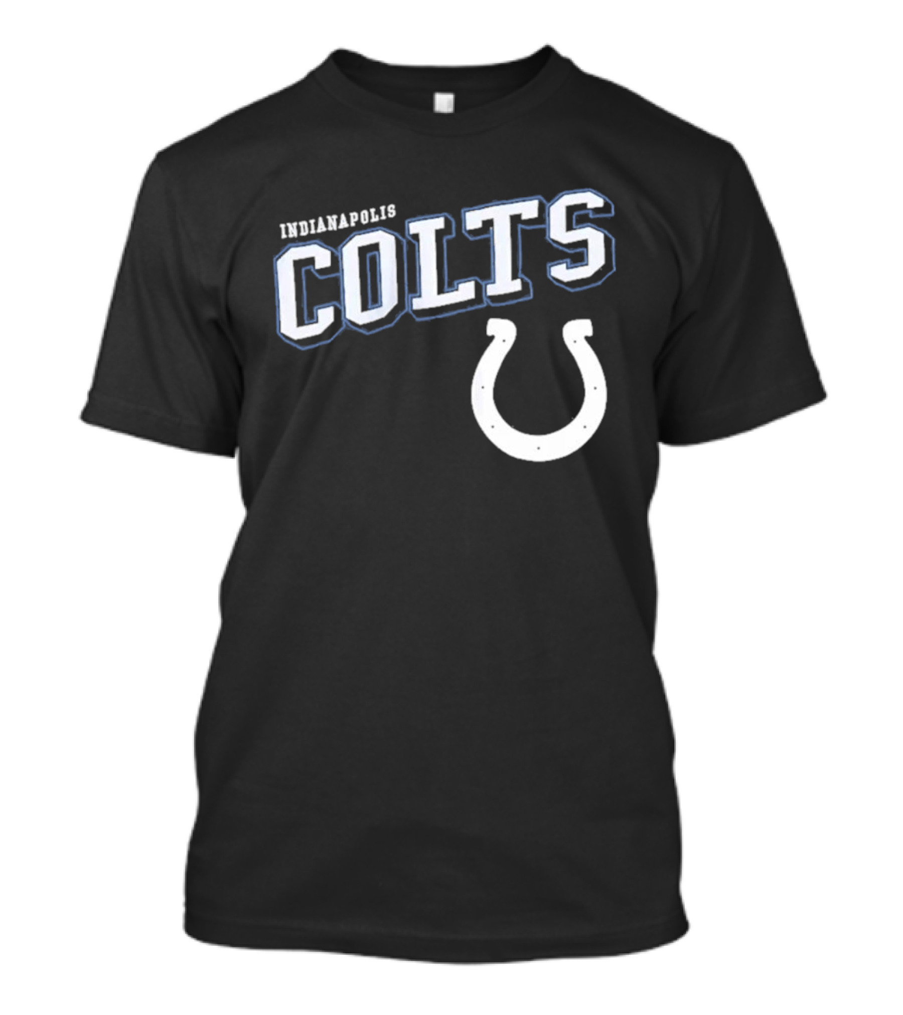 Indianapolis Colts Black Horseshoe T-Shirt