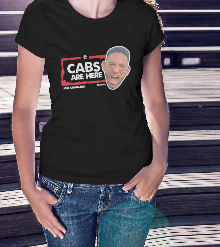 Cabs Are Here Jose Caballero Tampa Bay Rays T-Shirt