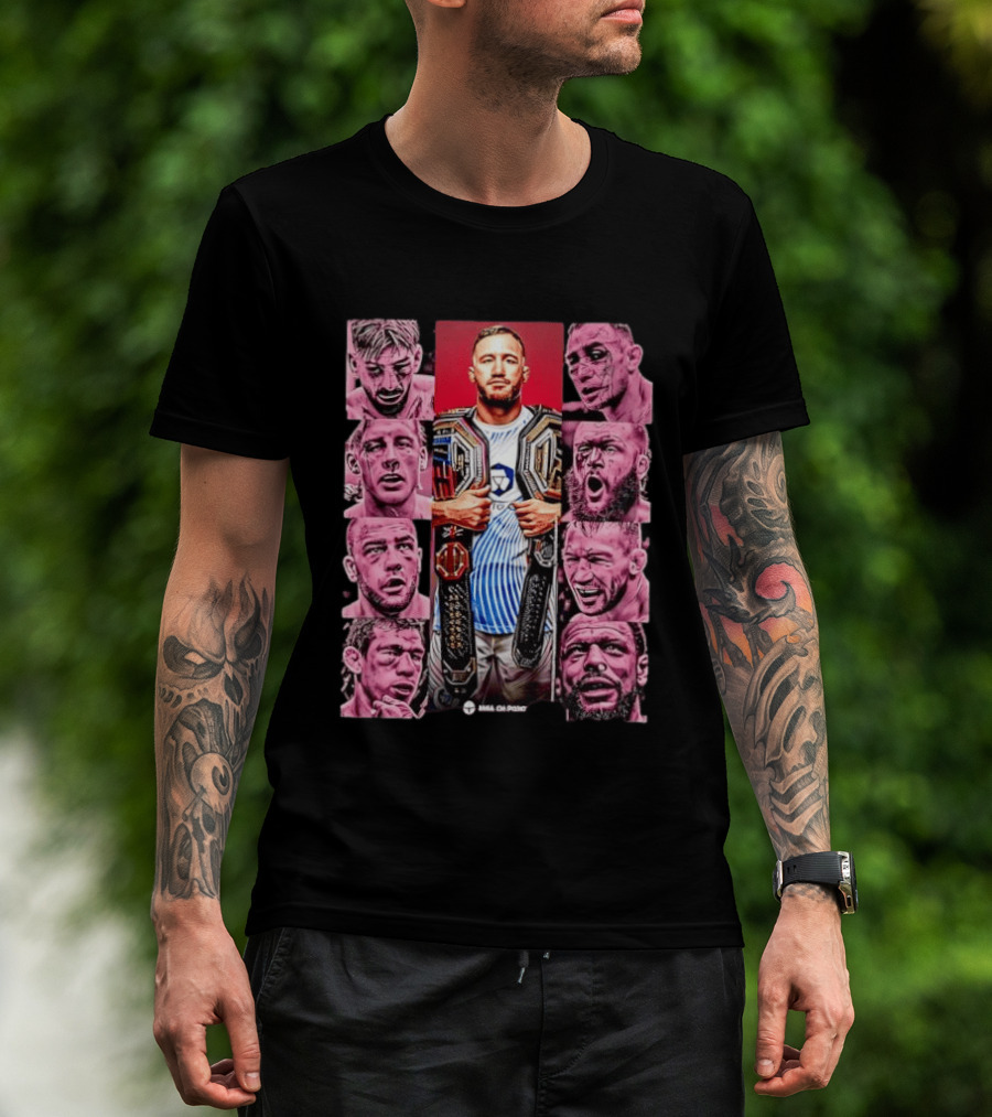 Justin Gaethje MMA On Point UFC Champion T-Shirt