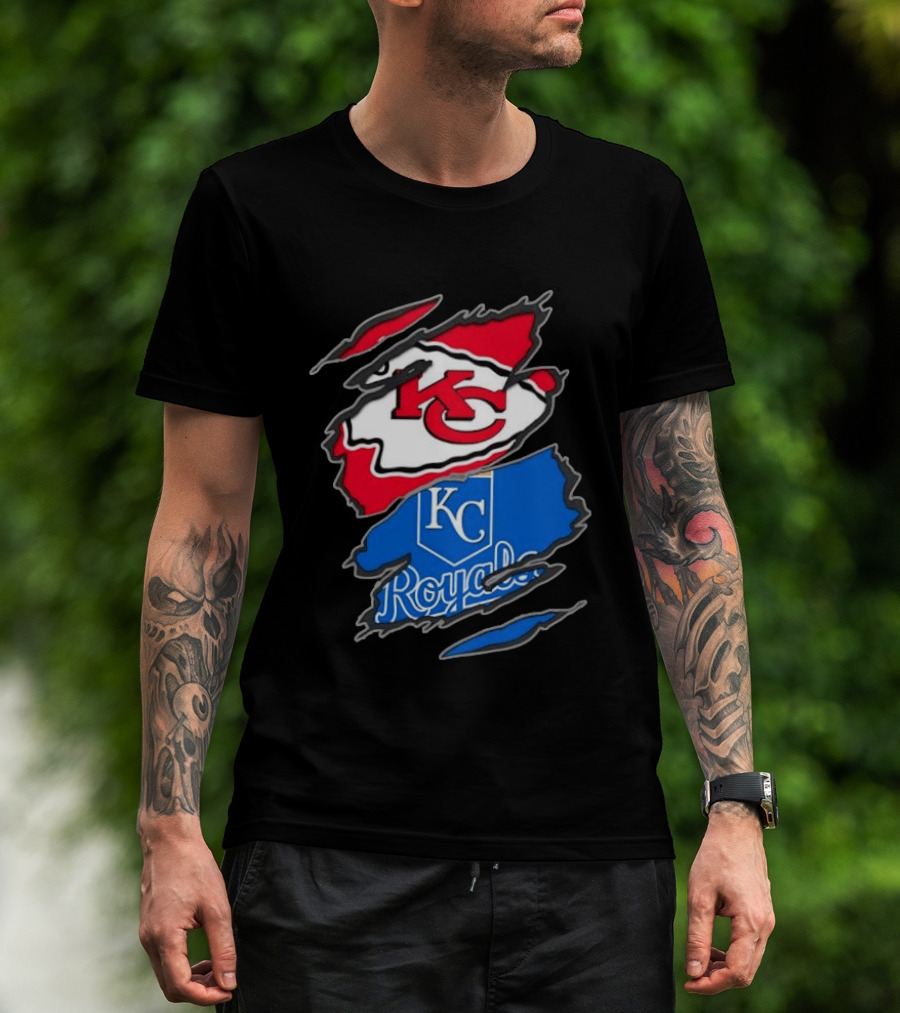 Kansas City Chiefs KC Kansas City Royals MLB Royals KC T-Shirt