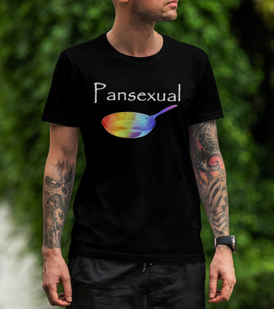 Pansexual Pan Rainbow Pride LGBTQIA Equality Colorful Identity Fun T-Shirt