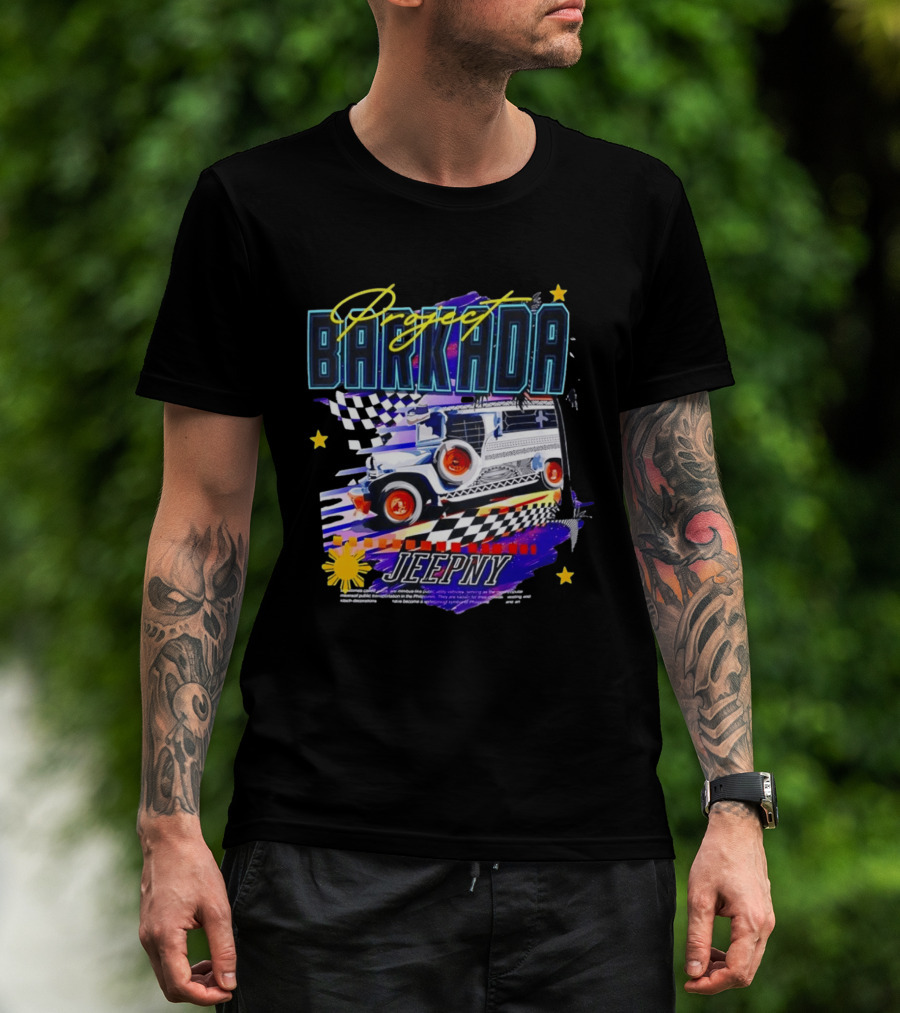 Project Barkada Jeepny Philippines Colorful Public Transport Culture T-Shirt
